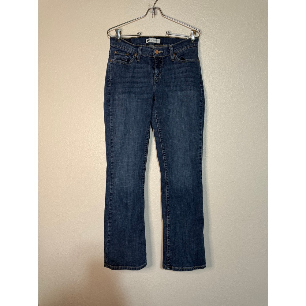 Levis 529 Curvy Bootcut Jeans Womens 8M W29 L32 Dark Wash Denim Stretch
